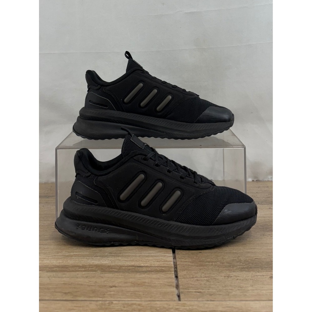Adidas Bounce Mens Black Mesh Running Shoes Sneakers‎ Size 5.5 US